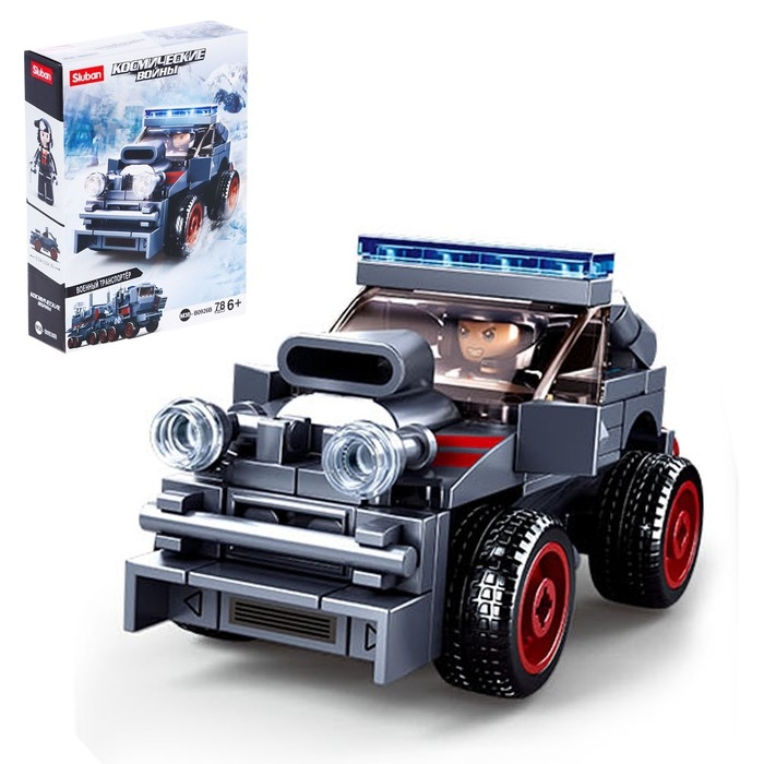 Конструктор Космический спецназ &laquo;Штурмовой джип&raquo;, 78 деталей