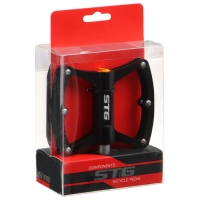 Педали 9/16 STG BC-PD216, алюминий, промышленный подшипник, цвет чёрный Педали 9/16 STG BC-PD216, алюминий, промышленный подшипник, цвет чёрный