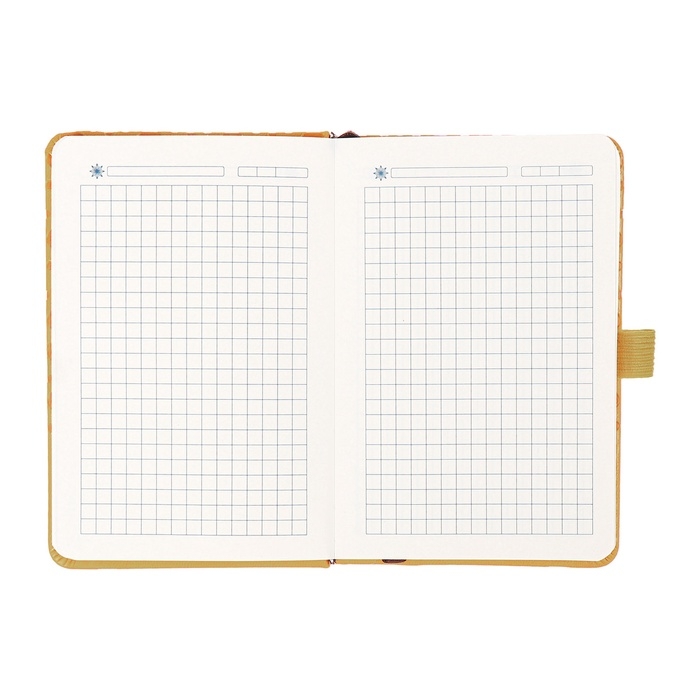 Ежедневник недатированный, формат А6, 100 листов, в клетку, обложка кожзам, на резинке, бежевый