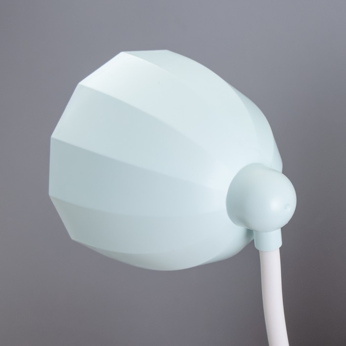 Настольная лампа "Робот" LED 5Вт USB АКБ лазурный 11,8х7,8х31 см RISALUX