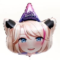 Воздушный шар фольгированный 24" «Аниме-блонди», с подложкой Воздушный шар фольгированный 24" «Аниме-блонди», с подложкой
