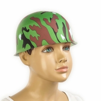 Карнавальная пластиковая каска &laquo;Камуфляж&raquo;
