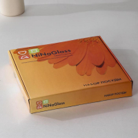 Сервиз столовый &laquo;Лара&raquo;, 7 предметов: d=30 см - 1 шт, d=20 см - 6 шт, цвет салатовый