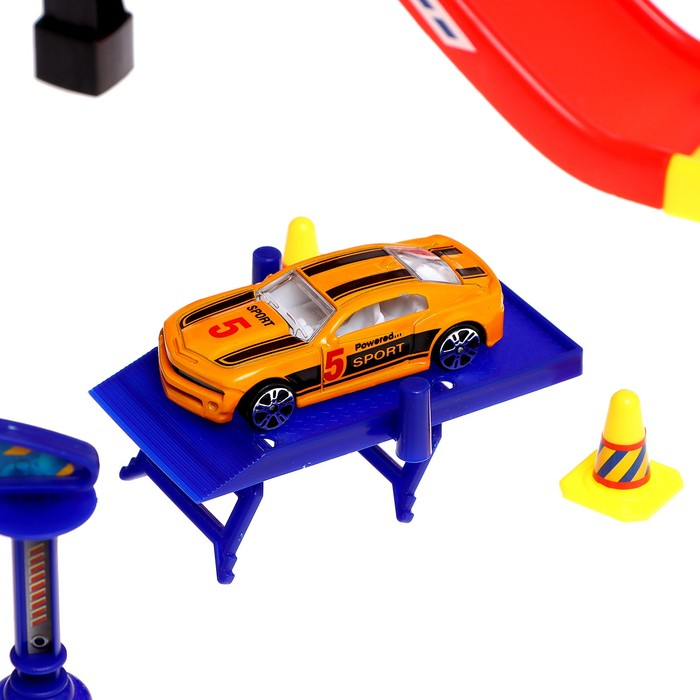 Гараж «Мегапаркинг», 3 металлические машины, аксессуары Гараж «Мегапаркинг», 3 металлические машины, аксессуары