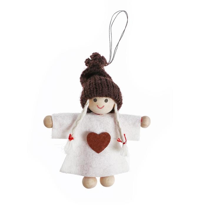 Игрушка - подвеска «Девочка с косичками», МИКС Игрушка - подвеска «Девочка с косичками», МИКС