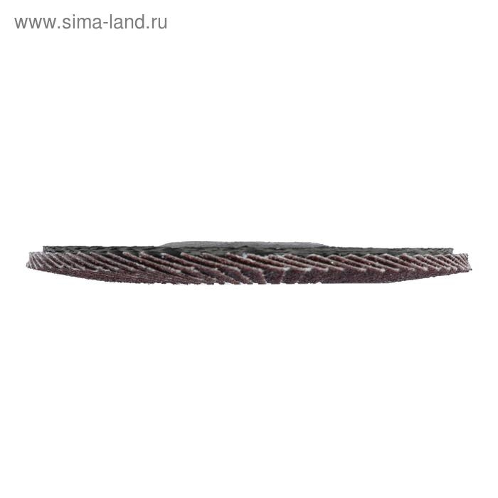 Круг лепестковый торцевой конический ЛОМ, 125 х 22 мм, Р80