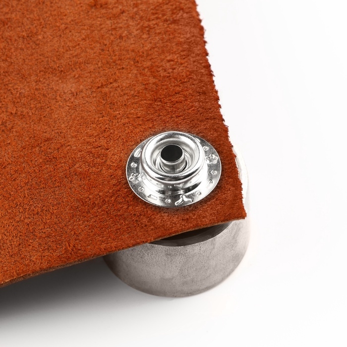 Кнопки установочные, Омега (О-образные), d = 15 мм, 6 шт, с установщиком, цвет серебряный Кнопки установочные, Омега (О-образные), d = 15 мм, 6 шт, с установщиком, цвет серебряный