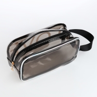 Косметичка на молнии, цвет чёрный Косметичка на молнии, цвет чёрный