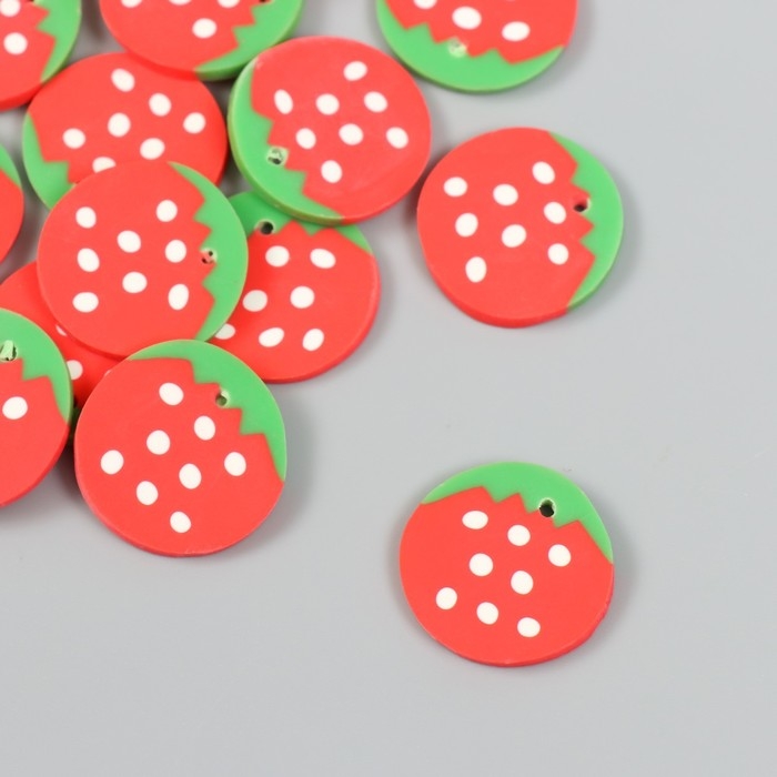 Декор для творчества PVC Декор для творчества PVC "Клубничка" набор 20 гр МИКС 0,3х1,5х2,3 см