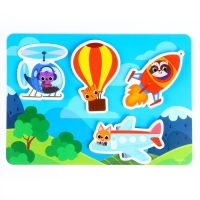 Развивающая игра на липучках &laquo;&lrm;Изучаем транспорт&raquo;&lrm;