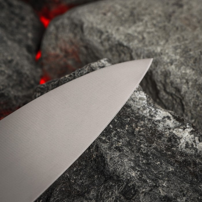 Нож кухонный Samura HARAKIRI, шеф, лезвие 20,8 см, чёрная рукоять Нож кухонный Samura HARAKIRI, шеф, лезвие 20,8 см, чёрная рукоять