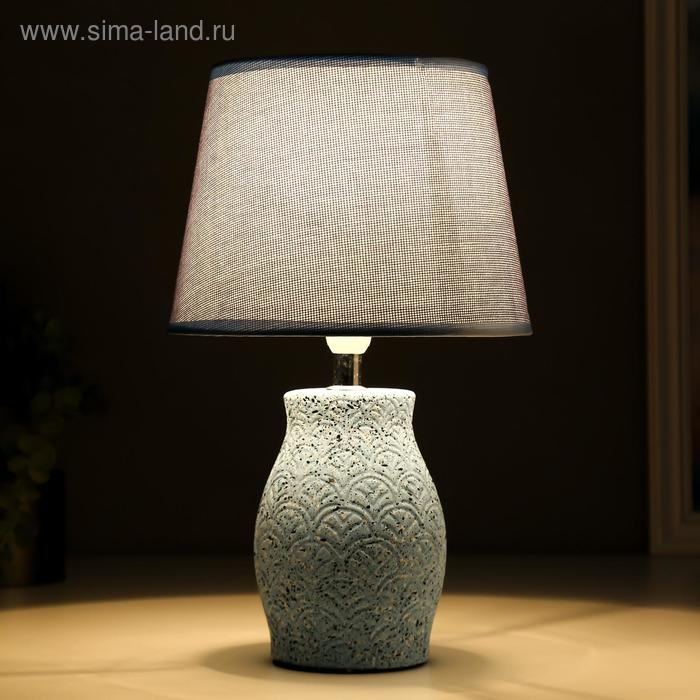 Лампа настольная 16249/1BL Е14 40Вт синий 20х20х33,5 см RISALUX