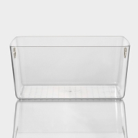 Контейнер для хранения &laquo;Нежность&raquo;, 32&times;22&times;14,3 см, цвет прозрачный