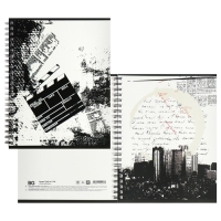 Тетрадь 80 листов в клетку на гребене Article publication, обложка мелованный картон, двойная обложка, матовая ламинация, МИКС Тетрадь 80 листов в клетку на гребене Article publication, обложка мелованный картон, двойная обложка, матовая ламинация, МИКС