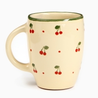 Кружка "Праздничная" 0,4л / 11,5х9,5см, кантри