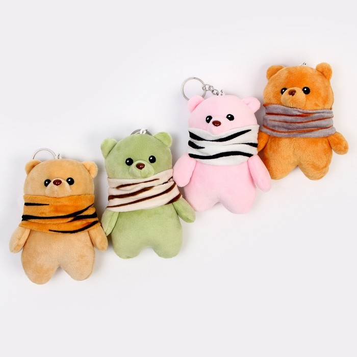 Подвеска «Медвежонок», 11 см, цвета МИКС Подвеска «Медвежонок», 11 см, цвета МИКС