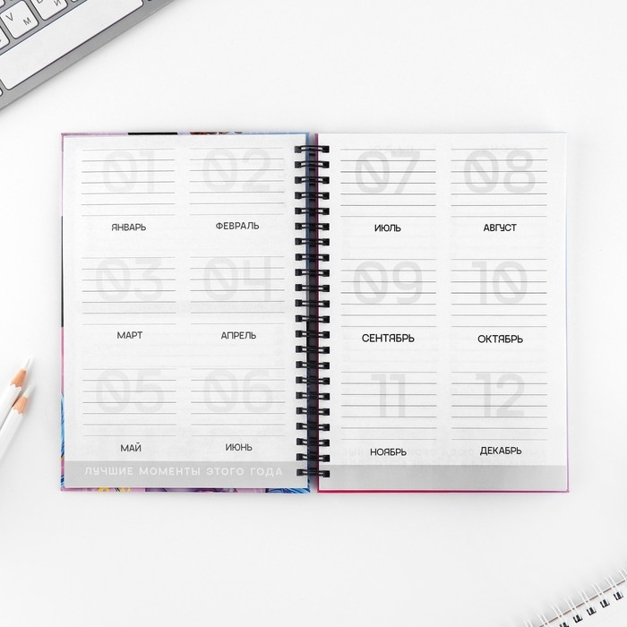 Интерактивный планер А5, 92 л. Твердая обложка «Аниме девочки» Интерактивный планер А5, 92 л. Твердая обложка «Аниме девочки»