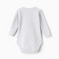 Боди детский, цвет серый, рост 74 см