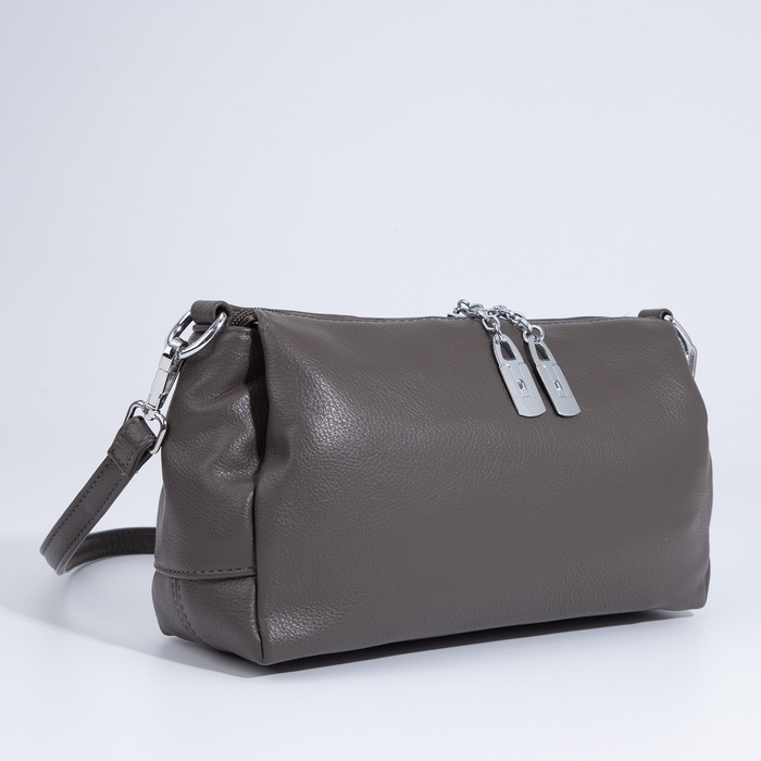 Сумка кросс-боди на молнии, цвет тёмно-серый Сумка кросс-боди на молнии, цвет тёмно-серый