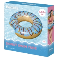 Круг для плавания &laquo;Пончик&raquo;, d=107 см, от 12 лет, цвет МИКС, 36118 Bestway