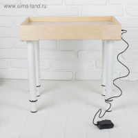 Стол для рисования песком, 35 &times; 50 см, фанера, оргстекло, подсветка белая