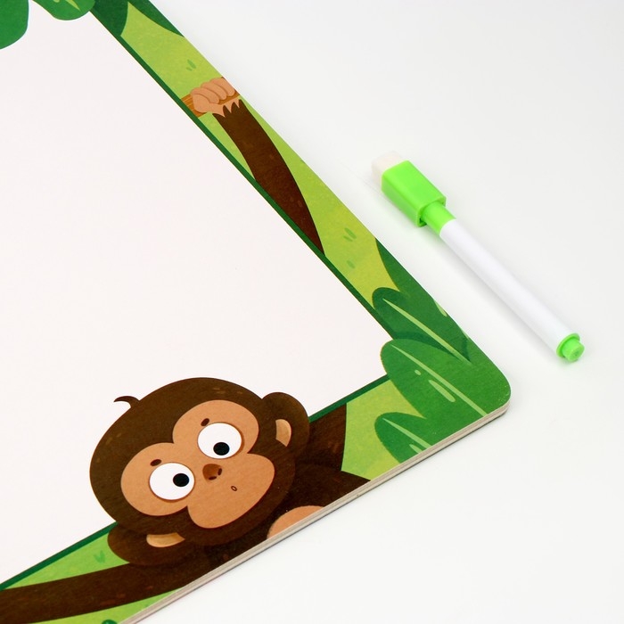 Доска магнитно-маркерная + пазлы &laquo;Дракончики&raquo;, 30 &times; 30 &times; 0,5 см