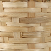 Корзина плетеная, D19 х 9,5 х 32см, бамбук