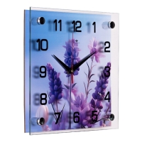 Часы настенные, интерьерные "Полевые цветы", бесшумные, 25 х 25 см Часы настенные, интерьерные "Полевые цветы", бесшумные, 25 х 25 см