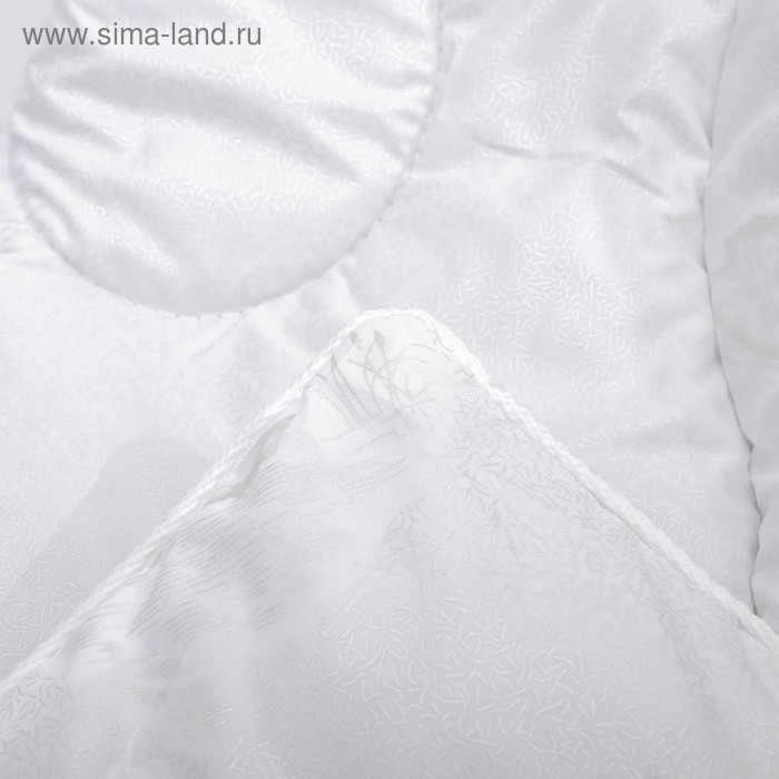 Одеяло зимнее 220х205 см, иск. лебяжий пух, ткань глосс-сатин, п/э 100%