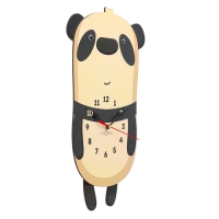 Часы настенные детские "Панда", бесшумные, с маятником, 23х40 см, АА Часы настенные детские "Панда", бесшумные, с маятником, 23х40 см, АА