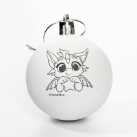 Ёлочные шары под раскраску на новый год &laquo;Загадай желание&raquo;, 2 шт, новогодний набор для творчества