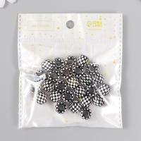 Бусины для творчества пластик "Шахматный шарик" d=1,1 см набор 20 гр Бусины для творчества пластик "Шахматный шарик" d=1,1 см набор 20 гр