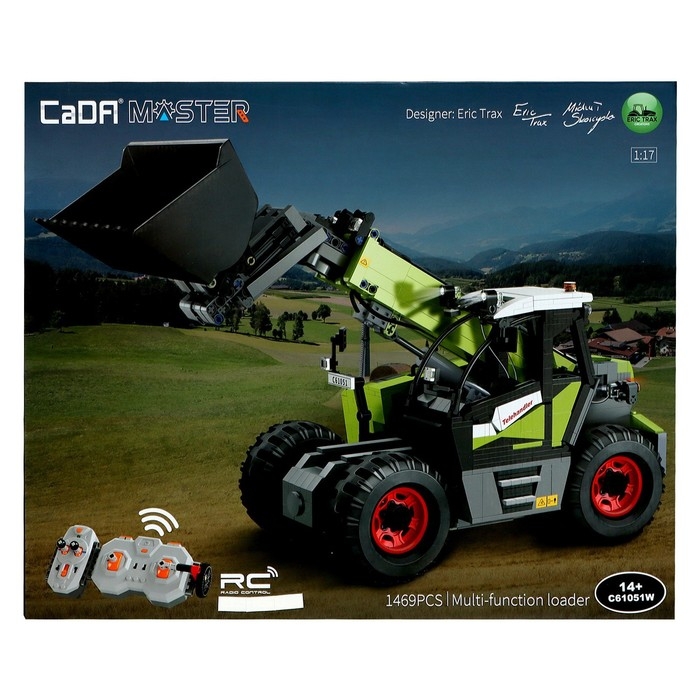 Конструктор &laquo;Техно. Фермерский погрузчик&raquo;, радиоуправляемый, 1469 деталей