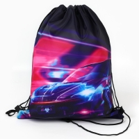 Мешок для обуви &laquo;Гонщик&raquo; болоньевый материал, 30 х 40 см