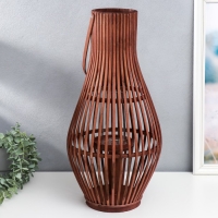 Подсвечник дерево на 1 свечу "Вазон" 52х30х30 см Подсвечник дерево на 1 свечу "Вазон" 52х30х30 см