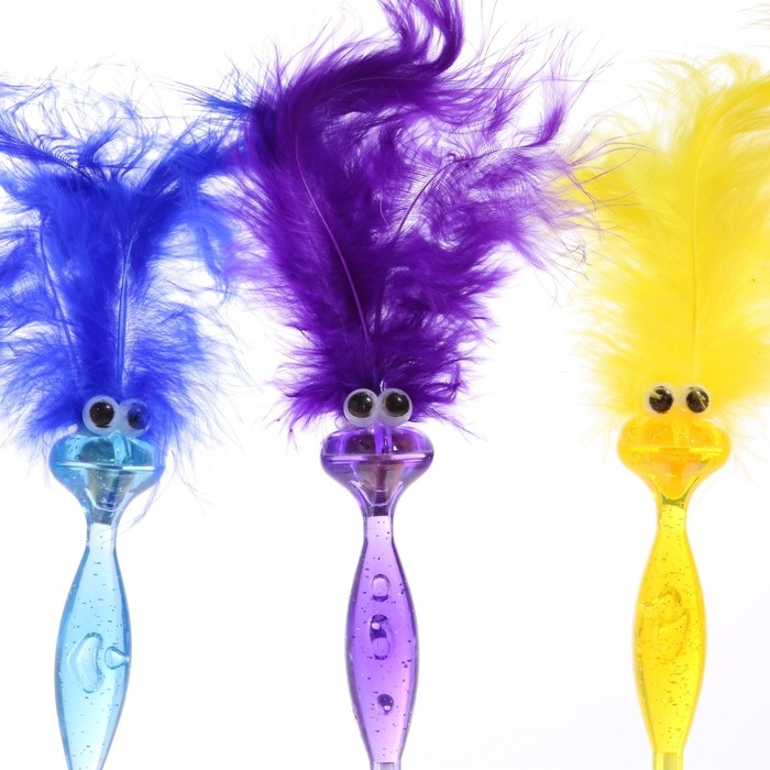 Ручка-прикол Calligrata Ручка-прикол Calligrata "Утёнок с хохолком", шариковая, МИКС