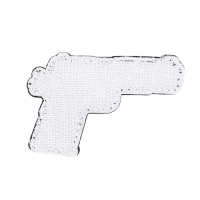 Нашивка - шеврон "Colt 1911" ПВХ, 6 х 5 см