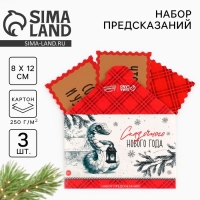 Набор предсказаний на Новый Год в конверте &laquo;Новогодняя коллекция: Сказочного нового года&raquo;, 8 х 12 см