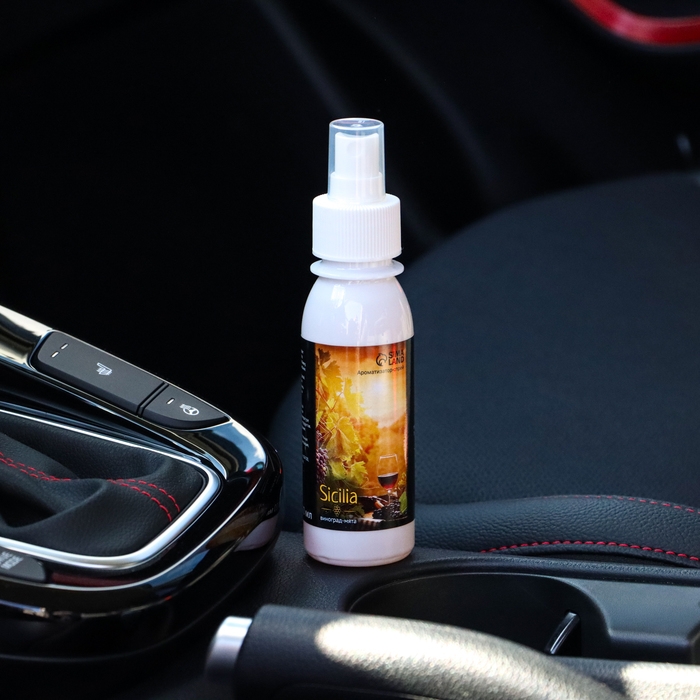 Ароматизатор-спрей Grand Caratt Sicilia, виноград-мята, 100 мл Ароматизатор-спрей Grand Caratt Sicilia, виноград-мята, 100 мл