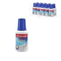 Корректирующая жидкость 20 мл, ErichKrause Extra, быстросохнущая, экономичный расход, на основе растворителя, с губкой Корректирующая жидкость 20 мл, ErichKrause Extra, быстросохнущая, экономичный расход, на основе растворителя, с губкой