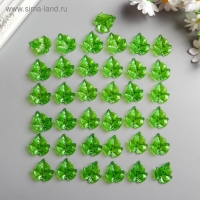 Декор для творчества пластик "Кленовый лист" набор 40 шт 2,2х2,2 см Декор для творчества пластик "Кленовый лист" набор 40 шт 2,2х2,2 см