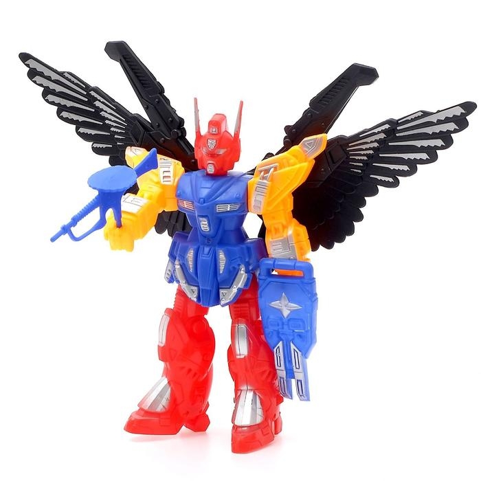 Робот &laquo;Космический воин&raquo;, световые эффекты, работает от батареек, цвета МИКС