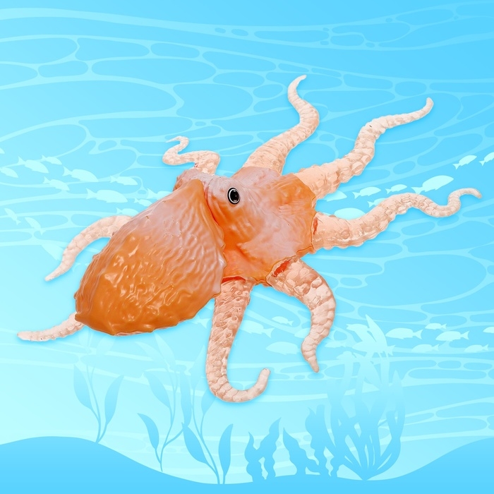 Игрушка-тянучка &laquo;Осьминог&raquo;, с силиконовыми щупальцами, МИКС