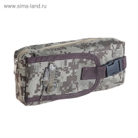 Пенал школьный "Милитари", на молнии, 2 отделения, МИКС Пенал школьный "Милитари", на молнии, 2 отделения, МИКС