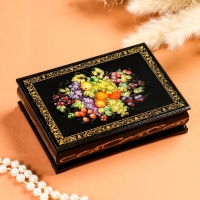 Шкатулка «Натюрморт», 10×14 см, лаковая миниатюра Шкатулка «Натюрморт», 10×14 см, лаковая миниатюра