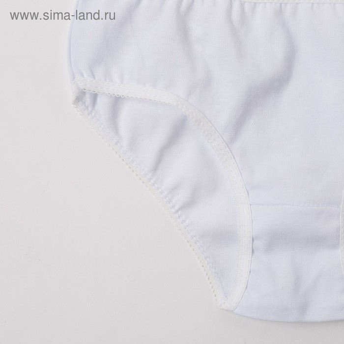 Трусы для девочки, цвет белый, рост 128-134 см (36)