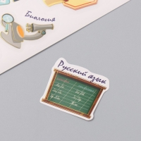 Фотоальбом 25 листов (наклейки+кольца) "Страна уроков" 19х27х3 см