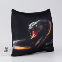 Новый год! Антистресс подушка-игрушка «Змея», чёрная Новый год! Антистресс подушка-игрушка «Змея», чёрная