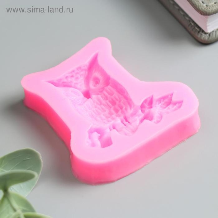 Молд силикон Молд силикон "Филин на ветке" 1,2х5,5х5,5 см