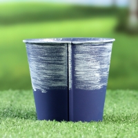 Кашпо "Ведерко Генри" синий, 10х10х10см Кашпо "Ведерко Генри" синий, 10х10х10см